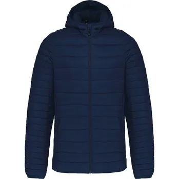 Pánská vesta KARIBAN Pánská lehká zateplená bunda Down Jacket K6110 Velikost: L, Barva: námořní modrá