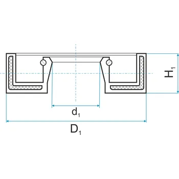 Těsnění motoru Gufero 55x72x8 G ACM PN029403 Rubena