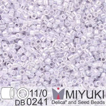 Korálek Korálky Miyuki Delica 11/0. Barva Pale Violet Ceylon DB0241. Balení 5g