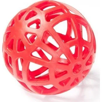 Hračka pro psa Hračka pes Míč děrovaný plovací Vanilková 14cm SUM-PLAST