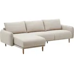 Kave Home Rohová pohovka Carlota 260 cm, levá/pravá