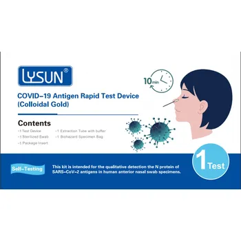 Diagnostický test Lysun Covid-19 Antigen Rapid Test Device Colloidal Gold 1 ks