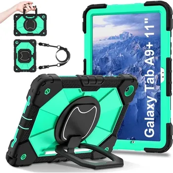Pouzdro na tablet Outdoorový Obal Na Samsung Galaxy Tab A9 Plus Barva: Černo-Azurová