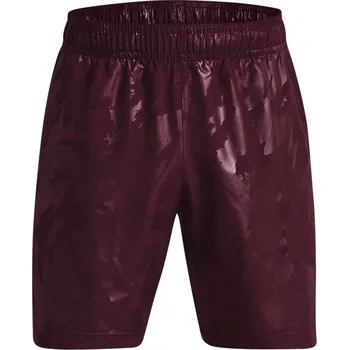 Pánské kraťasy Under Armour Emboss Performance Gym Shorts Maroon XS