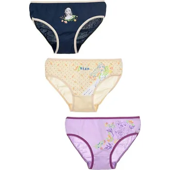 Dívčí spodní prádlo SUN CITY Dívčí kalhotky Frozen Ledové království II sada 3ks BIO bavlna Velikost: 6/8 let