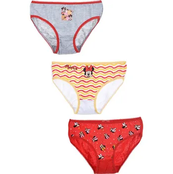 Dívčí spodní prádlo SUN CITY Dívčí kalhotky Minnie Mouse sada 3ks bavlna Velikost: 4/5 let