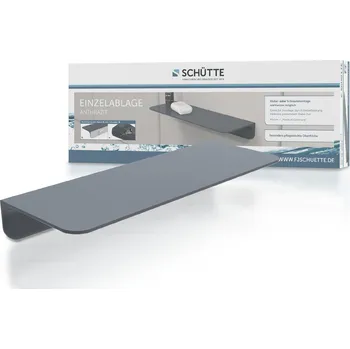 Sprchový set SCHÜTTE Polička koupelnová, sprchová, 35x12,5 cm, antracit, plast