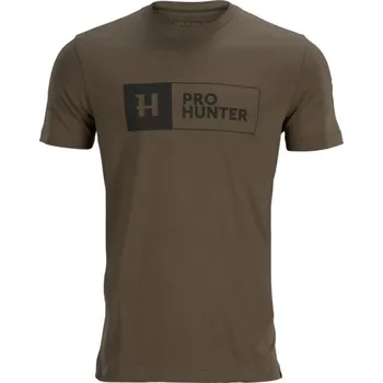 Pánské tričko Pro Hunter triko Härkila hnědé Velikosti oblečení XS-6XL 3XL Barva Hnědá