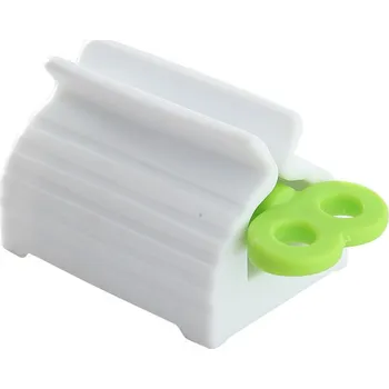 Dávkovač mýdla Držák, dávkovač, vytlačovač tuby (zelený)