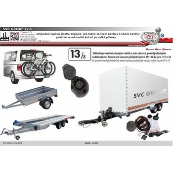 Tažné zařízení Elektropřípojka pro Mitsubishi ASX 03/2023-> 13pin SV RN-156-DX, ECS / SVC GROUP