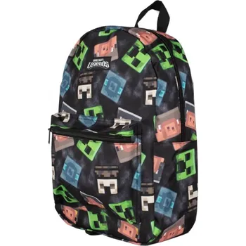 Batoh Školní - Minecraft Piglin and Creeper 14 l