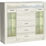 Komoda - bar INDIANAPOLIS I-8 jasan bílý