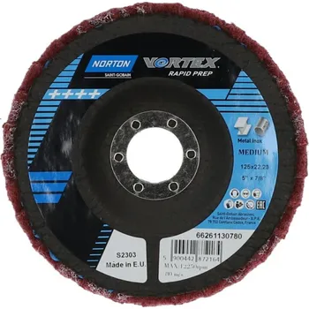 Řezný kotouč NORTON-CLIPPER Netkané lamelové kotouče 125x22mm Stredni Norton VORTEX