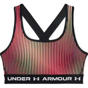 Podprsenka Dámská podprsenka Under Armour Crossback Mid Print-BLK S
