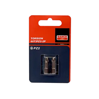 Bit Torzní bity v balení v blistru pro šrouby Pozidriv, 25 mm BAHCO 60T/PZ3-2P