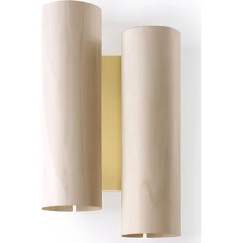 Nástěnné svítidlo LZF Nástěnné designové svítidlo Black Note Duplet Dekor: Slonovinově bílý, Barva svítidla: Zlatá BKNT DU A GD LED DIM0-10V 20 Nástěnné designové svítidlo Black Note Duplet