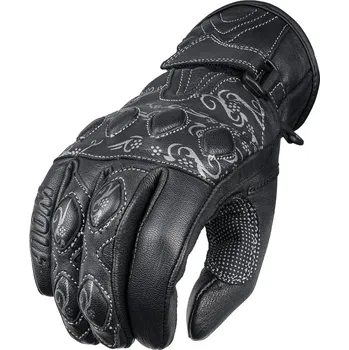 Moto rukavice Wolf Fiori Grey Dámské Kožené rukavice na motorku - Velikost 2XL