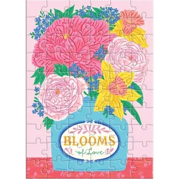Hračka Galison Puzzle Přáníčko květy lásky 60 dílků