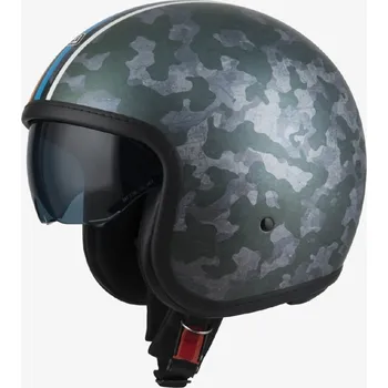 Helma na motorku Otevřená přilba NZI Rolling 4 Mimetize Musgo Velikost: M