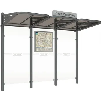 Městské kolo Autobusová zastávka CONVI bez bočnic 3000 mm + doprava zdarma