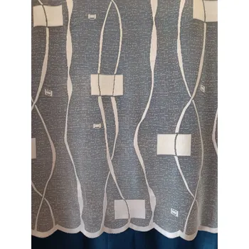 Záclona Metrážová žakarová záclona 7104: výška 140 cm