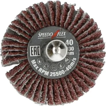 Brusný kotouč NORTON-CLIPPER Vřetenové lamelové kotouče 30x15mm x6mm SK(C) Zr 40 Flexovit SPEEDOFLEX
