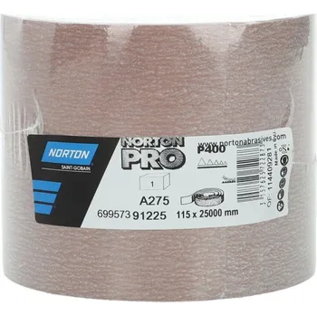 Brusný kotouč NORTON-CLIPPER Antiloading Standardní role Samosvorná 115mm x25m Zr 400 Norton PRO