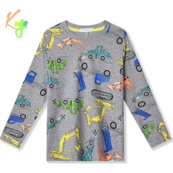 Chlapecké tričko dl.r. Kugo HC9309, šedé