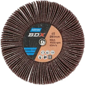 Brusný kotouč NORTON-CLIPPER Vřetenové lamelové kotouče 80x50mm x6mm SK(C) Zr 60 Norton BDX