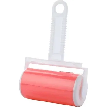 Váleček na chlupy Odstraňovač chlupů | omyvatelný váleček na chlupy - růžový
