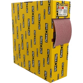 Řezný kotouč NORTON-CLIPPER Antiloading Standardní role Pěnový samosvorný 115mm x25m Zr 220 Flexovit INDUSTRIAL LINE