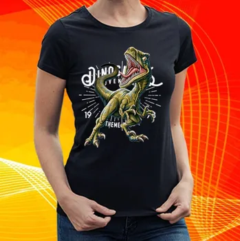 Dámské tričko dámské tričko s dinosaurem S (dinosaurus )