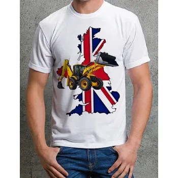 Pánské tričko tričko JCB 4CX II 128