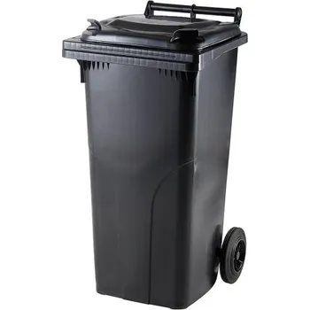 Popelnice Popelnice černá 120 L (Popelnice plastová na kolečkách 120 L)
