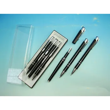 Mikrotužka Souprava COSMO Z8 propiska+pero+mikrotužka, ČERNÁ 7099