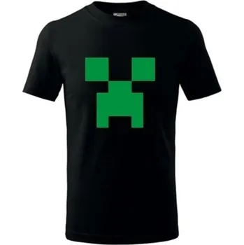 ON-DESIGN Dětské tričko MINECRAFT Velikost: 134 cm/8 let, Barva: černá