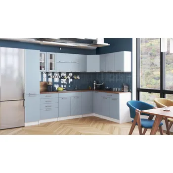 Falco Rohová kuchyňská linka Antonie denim MAT