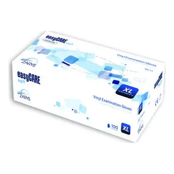 Vyšetřovací rukavice Zarys Rukavice vinyl bez pudru EASY-CARE XL/ 100 ks