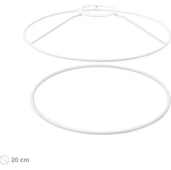 Stínidlo Efco Základ na stínidlo lustru kulatý sada 2 dílů 20cm