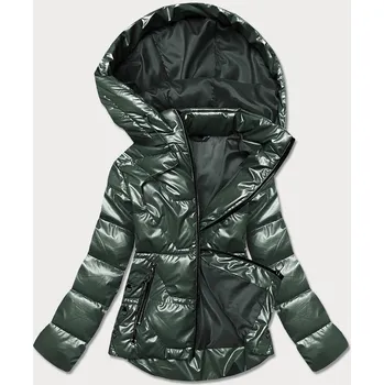 Dámská cargo bunda Zelená dámská metalická bunda 6013XO SWEST, odstíny zelené 50 i392_19669-28