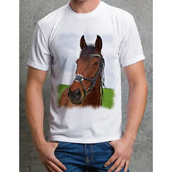 Chlapecké tričko tričko s koněm č. 23 146