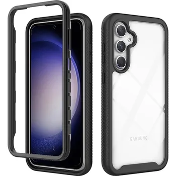 Pouzdro na mobilní telefon Pouzdro Samsung Galaxy S24 Plus Techsuit - Defense360 Pro + ochrana obrazovky, černé