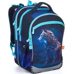 Školní batoh Topgal COCO 24016 – pro kluky s vlkem, 1.–5. třída