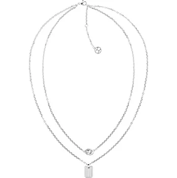 Šperk Tommy Hilfiger Stylový dvojitý náhrdelník z oceli 2780715 + 2 měsíce na vrácení zboží