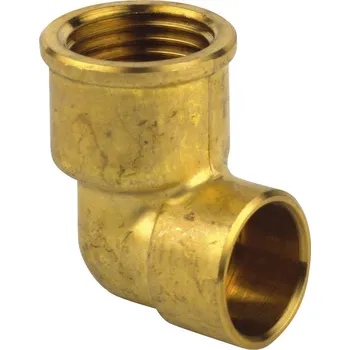 Fitinka CU 4090 G Bronzové pájecí koleno (oblouk) s vnitřním závitem A xIG (pro k pájení, letovací - měď) - 12x1/2" CU.4090G