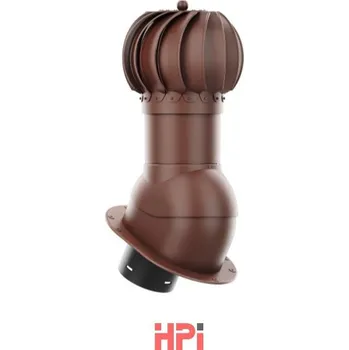 HPI Rotační odvětr. set prům.150mm - pro šindel a rovné plechové krytiny - hnědá