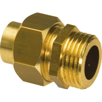 Fitinka CU 4341 G Bronzová spojka pájecí těsnící kónicky A x AG (pro k pájení, letovací - měď) - 35x5/4" CU.4341G