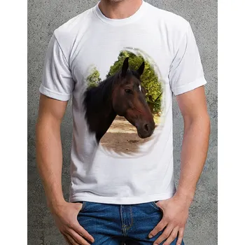 Chlapecké tričko tričko s koněm č. 11 XL