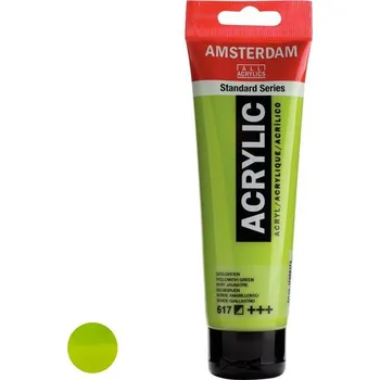 Vodová barva Royal Talens Amsterdam akrylová barva v tubě Standart Series 120 ml 617 Yellowish Green