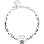 Morellato Ocelový náramek medvídek s krystaly SOR25 + 2 měsíce na vrácení zboží